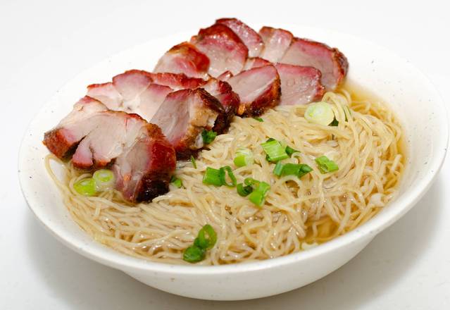 164. BBQ Pork with Noodle in Soup 叉燒湯麺